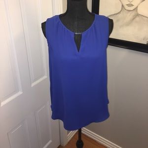 Royal blue Mossimo sleeveless semi sheer top 💙